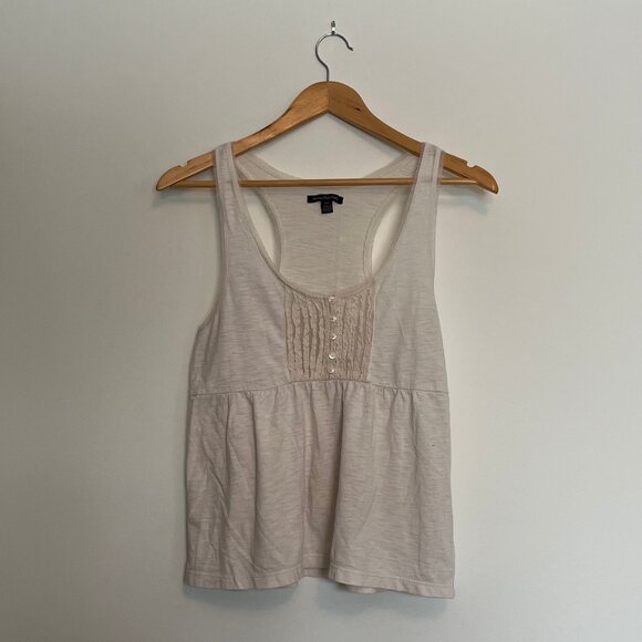 American Eagle. Soft Tank Top. Off-White Color. Size M. Womens. - Picture 2 of 6